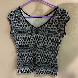 Stretchy Dress Top, Crop Length, slight Sparkle S